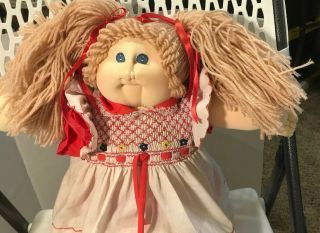 Euc 22” Cabbage Patch Kids Doll 1983/4 Tagged Signed,  Very Rare