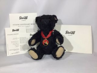 Danbury Steiff Titanic Centennial Teddy Bear Limited Edition