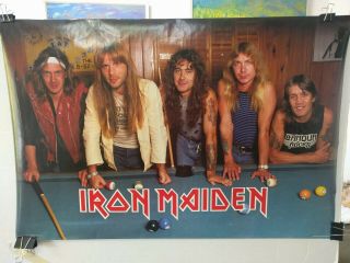 Iron Maiden Group Poster 1984 Personalities Inc