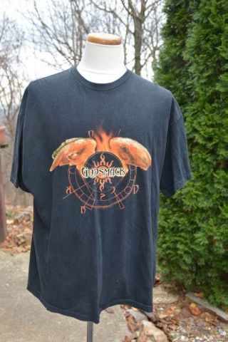 2002 Godsmack Concert Tour (xxl) T - Shirt Sully Erna