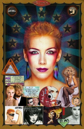 Annie Lennox Tribute Poster - 11x17 " Vivid Colors