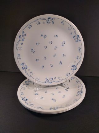 Set Of 4 Corelle Provincial Blue 8.  5 " Lunch Child Plates For Alli