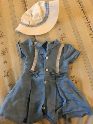 American Girl Doll Molly Route 66 Dress & Hat Retired