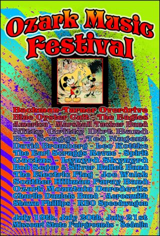 Ozark Music Festival By Poster Artist Carl Lundgren