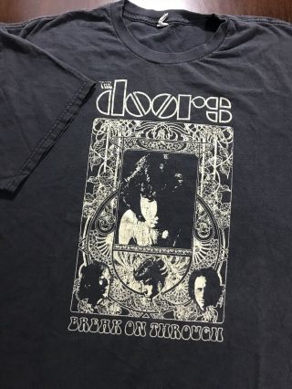 The Doors Break On Through Rock Graphic Sz 2xl Concert T - Shirt Xxl