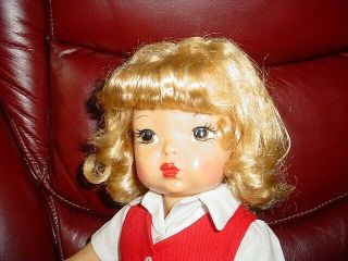 VINTAGE 1950 ' S TERRI LEE 16 in.  DOLL IN TAGGED BLUEBIRD OUTFIT - VERY CUTE 2