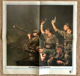 Frankie Goes To Hollywood Rare Promo Poster " Only Arrows Can Stop Them Now " 1984