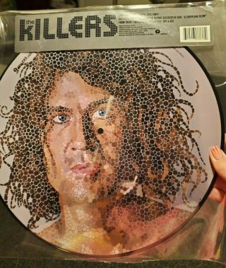 The Killers Day & Age Limited Edition Picture Disk Vinyl.  Dave Keuning.