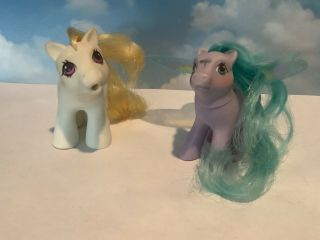 My Little Pony - G1 Vintage 1988/89,  Baby Cuddles,  High Flyer Summer Wing Pony