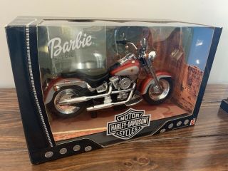 Barbie Harley Davidson Mattel Motorcycle 1 1999 Fatboy Toy 1 Ken Bike