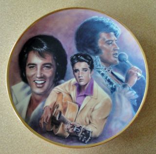 Elvis Presley Collector Plate 8 In Elvis Remembered Series Susie Morton 1989