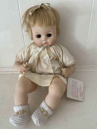 Vintage 1960’s Madame Alexander Baby Doll Blonde Pussy Cat 15”