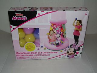 Disney Junior Minnie Mouse Bowtique Inflatable Playland Ball Pit