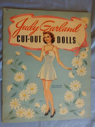 Judy Garland Cut - Out Dolls.  Whitman,  1941. ,  Uncut.  $90.