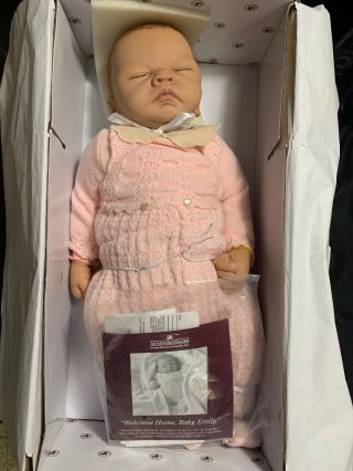 Ashton Drake " Welcome Home,  Baby Emily " So Truly Real Doll Neb