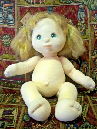 My Child Doll - Vintage Mattel 1985 - Green Eyes,  Blonde Straight Hair