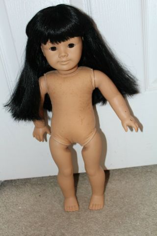 Rare American Girl Doll Nude Asian 749/76 Pleasant Company Retired Stains Damage