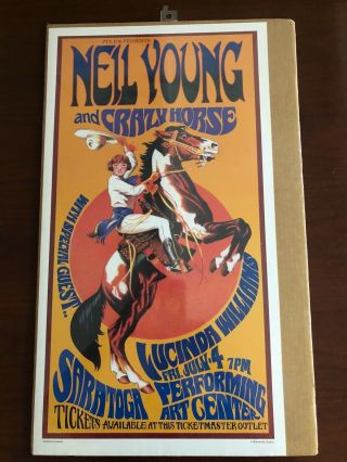 Neil Young And Crazy Horse With Lucinda Williams Concert Poster - Perfect