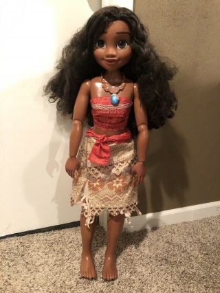 Disney Playdate Jakks Moana Princess My Size 32” Large Poseable Doll Toy
