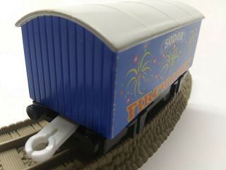 Blue fireworks Troublesome boxcar Thomas & friends trackmaster train customized 2