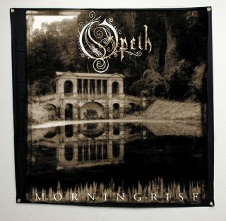 Opeth Morningrise Flag 48 X 48 Textile Poster
