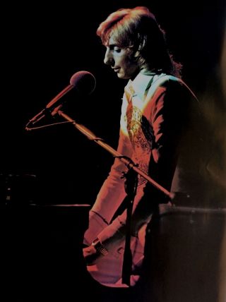 Vintage 1970s Barry Manilow Solo Piano Poster