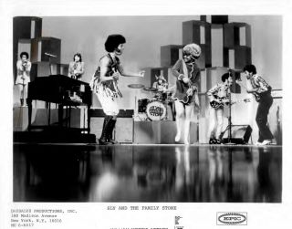 (100) Sly & Family Stone Rare Orig 1968 Epic Records 8x10 " B&w Publicity Photo