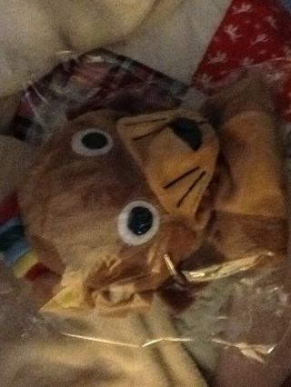 Very Rare Baby Einstein Takara Tomy Baby Newton Lion Puppet With Stuffed Head