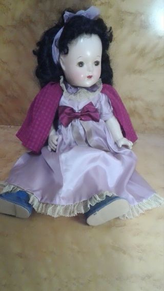Rare 1930s 16 inch Madame Alexander Snow white doll stamped 2