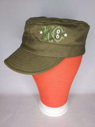 Kelly Clarkson 2006 Tour Hat Olive Green Military Style Adjustable Szs/m Po