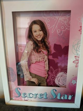 Miley Cyrus Hannah Montana Disney Backstage Art Print Secret Star Framed Print