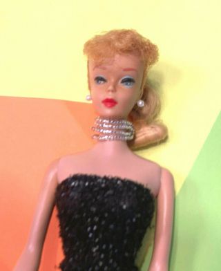 1960s VINTAGE BLONDE PONYTAIL BARBIE IN TERRIFIC SOLO IN SPOTLGHT - GORGEOUS GAL 2