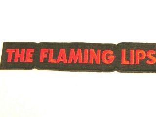 Nos Vintage 1980s THE FLAMING LIPS Patch Psychedelic Rock Punk Alternative Band 2