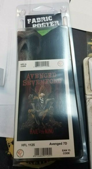 Avenged Sevefold Textile Poster Flag Rare Never Opened A7x