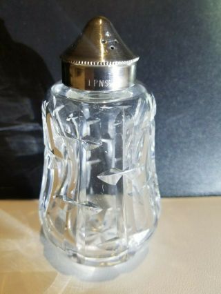 Waterford Crystal Cut Glass Salt Or Pepper Shaker - Giftware Pattern - Star
