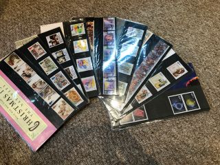 9 X Royal Mail Stamps Presentation Packs (best Offers Accepted)