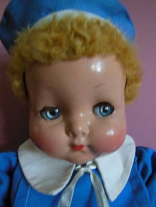 Vintage Effanbee Composition Sweetie Pie Flirty Eye Baby Doll 24 "