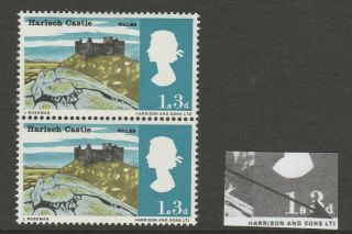 Great Britain 1966 1/3d Landscapes With Broken 