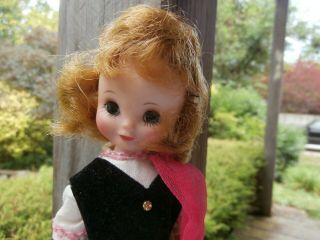Vintage Betsy Mccall Doll Strawberry Blonde Hair W/original Pants Outfit