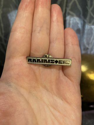 Official Rammstein Store Bought Metal Pin Made In Germany