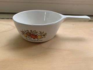 Vintage Corning Ware 1.  5 Pint Menuette Pan Spice Of Life Retired