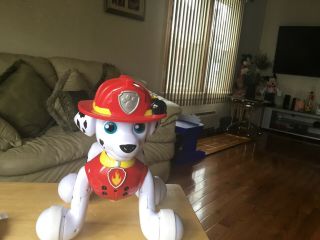 Paw Patrol Zoomer Marshall Bilingual Interactive Pup 150,  Phrases,  Sounds,  Moves