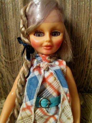 Vintage 70´s Crissy Doll Star Lili - Ledy Mexico W / Outfit