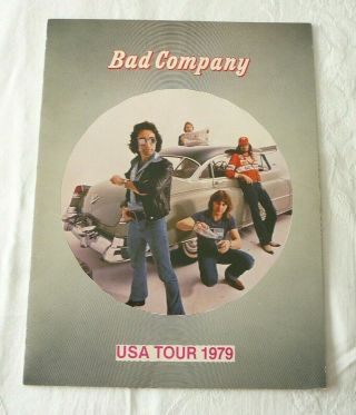 Bad Company Co 1979 Us Vintage Tour Book With Bonus Gift