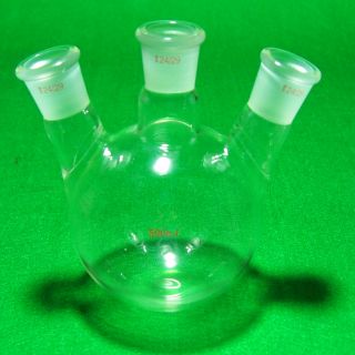 500ml,  3 - Neck,  24/29,  Round Bottom Glass Flask,  Three Necks,  Lab Chemical Bottle 2