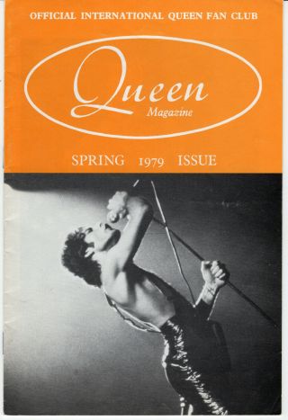 Official International Queen Fan Club Mag Spring Issue 1979 Inc Merch Sheet 11