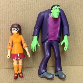 Scooby - Doo 50th Anniversary Velma And Frankenstein’s Monster Figures 5 Inch