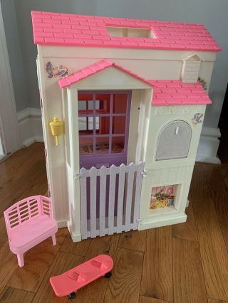 Barbie Fold Out Folding Pink Pretty House Mattel Vintage 1996 16961