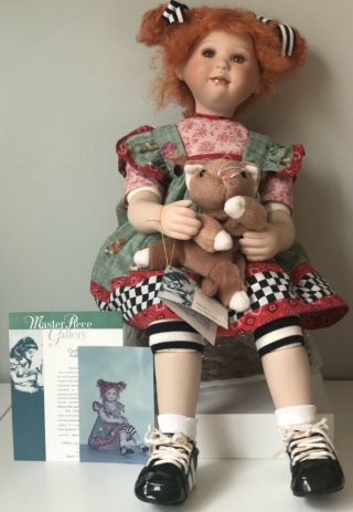 Nib Porcelain 23” Doll Charlie By Emily Garthright For Masterpiece Galleries