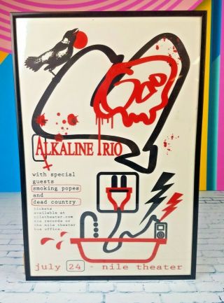 Alkaline Trio - Gig Poster - July 24,  2011,  Nile Theater (mesa,  Az)